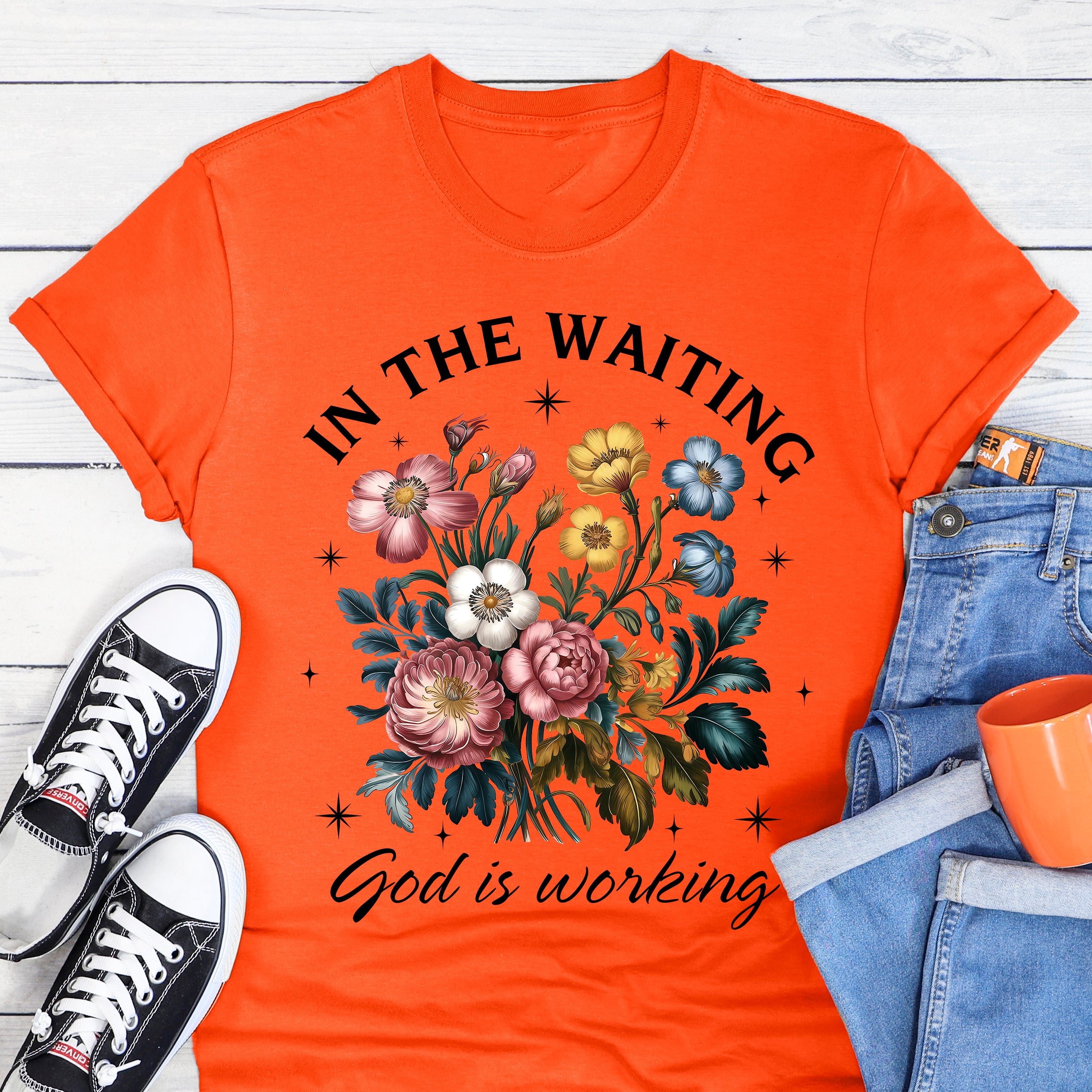 In the Waiting GOD is Working Tee