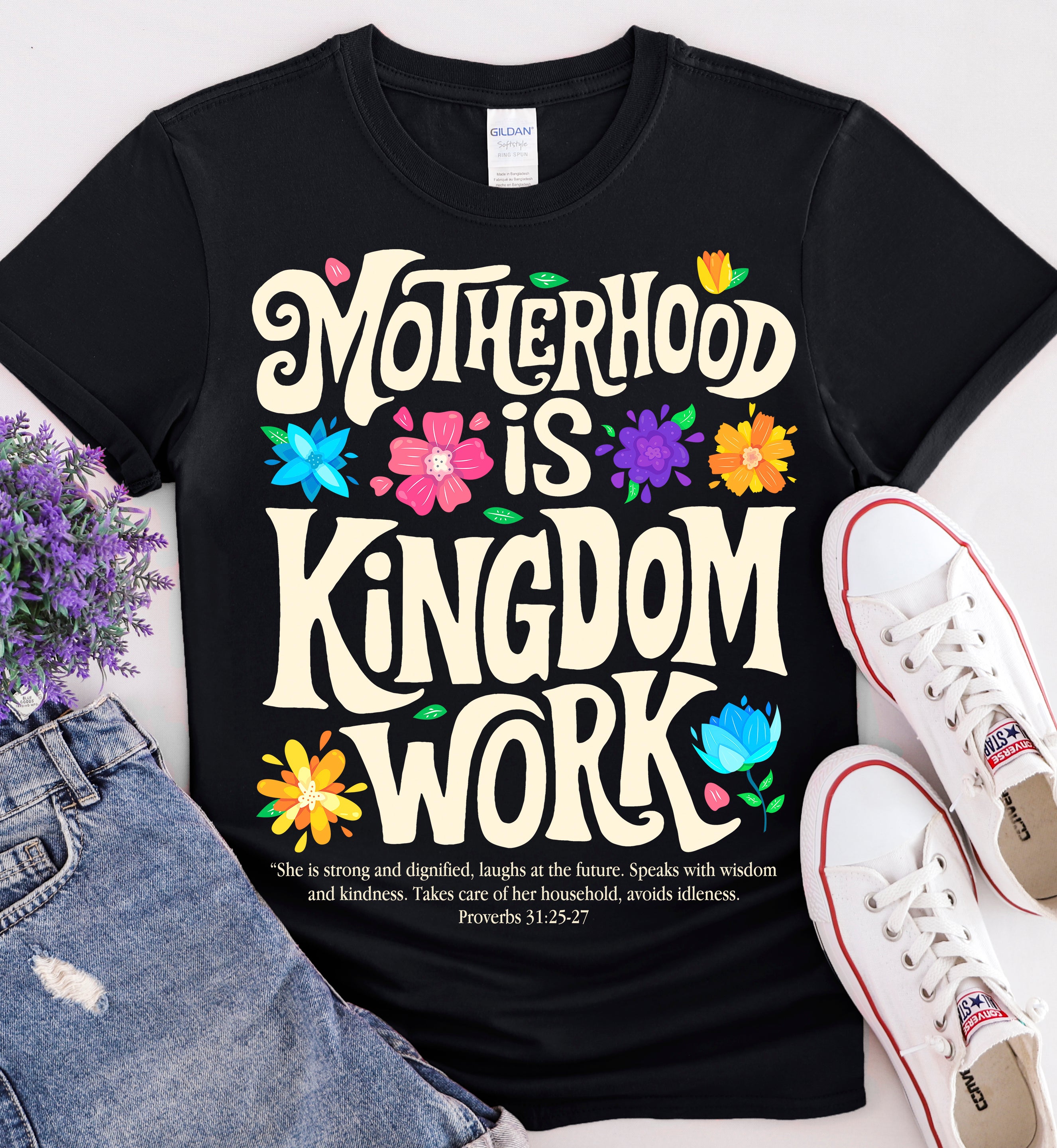 Motherhood is Kingdom Work T-shirt