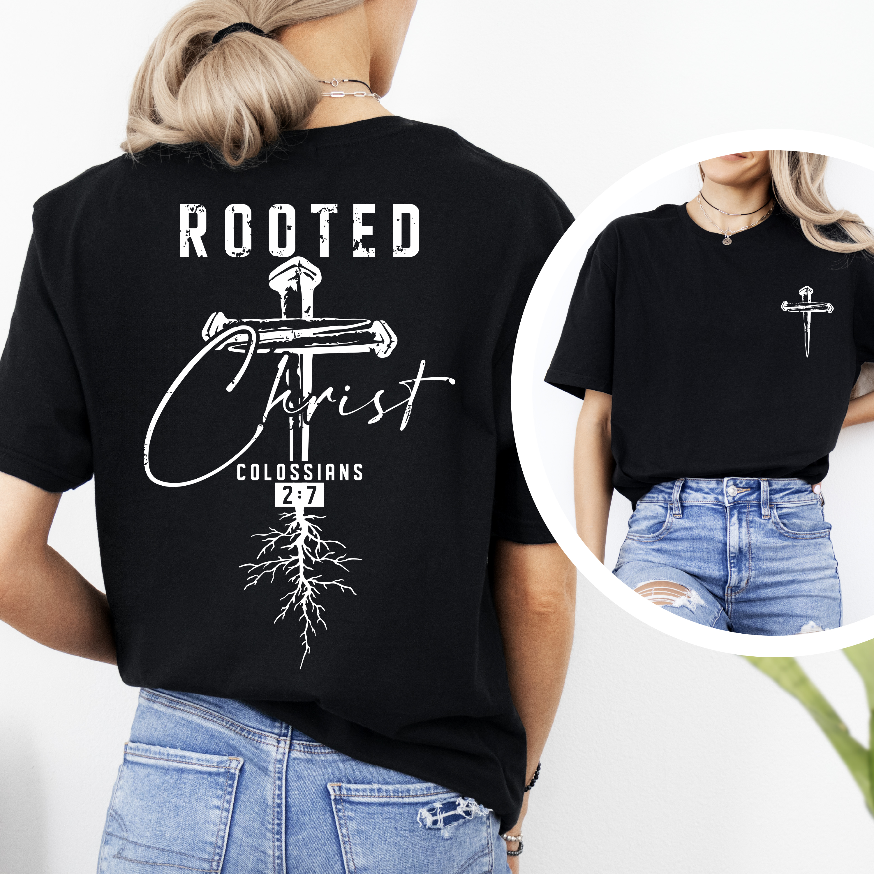 Rooted Christ Colossians Tshirt