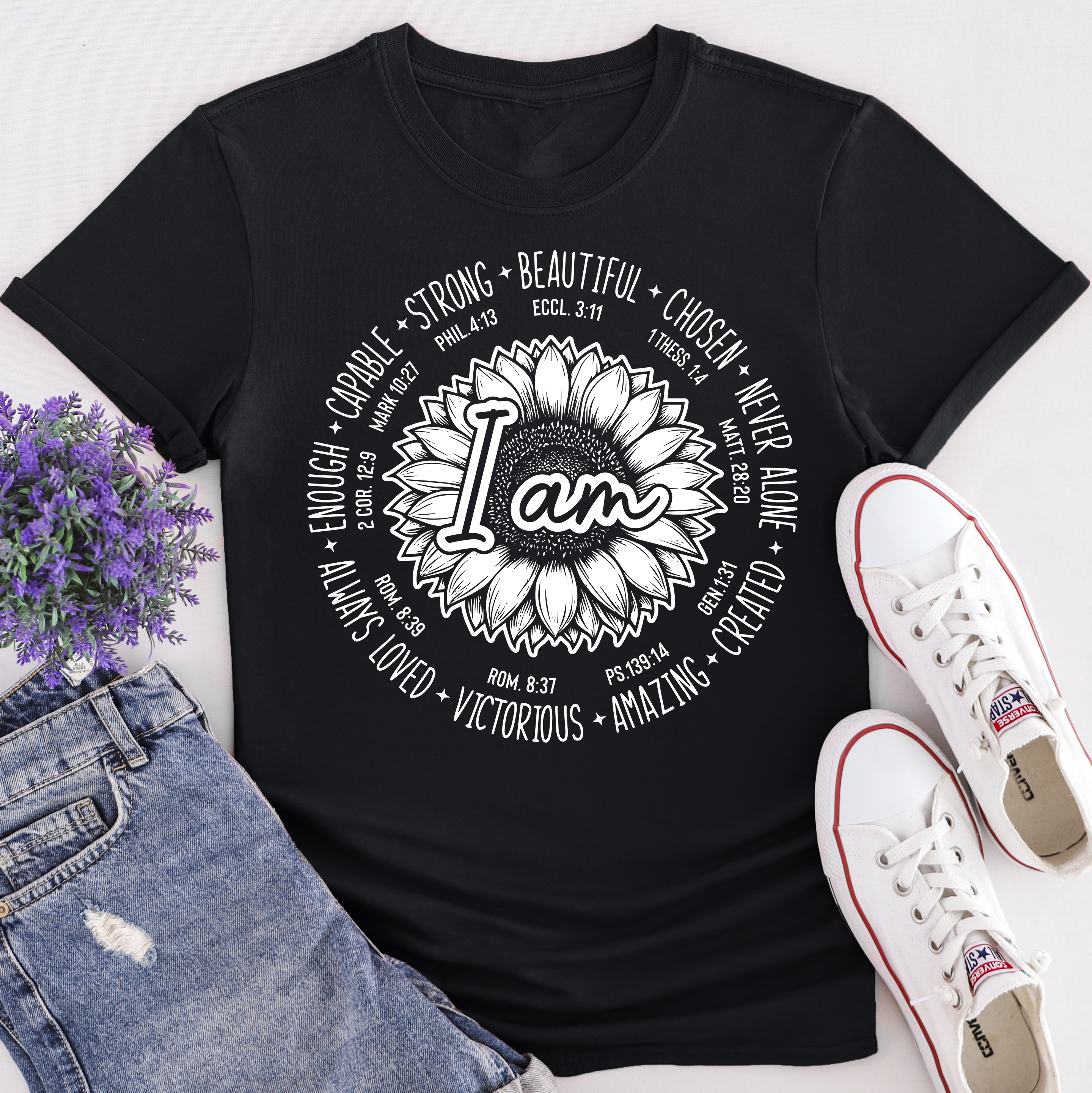 I Am Strong, Beautiful, Chosen etc... Tee